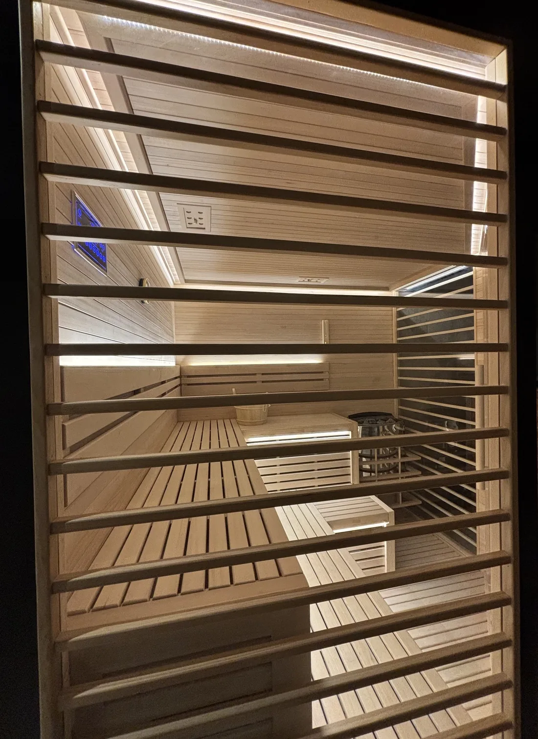 Intérieur du sauna L’ACA SPA